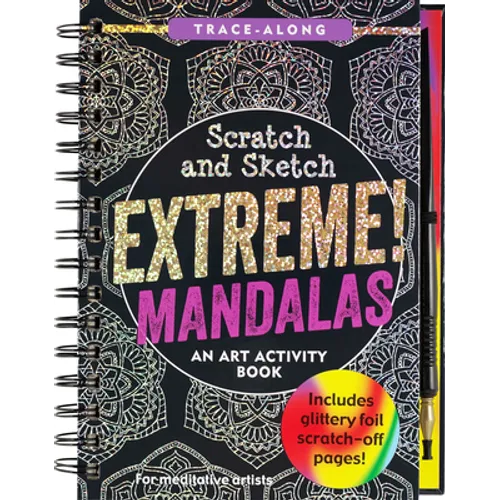 Scratch & Sketch Extreme Mandalas (Trace Along) - Spiral