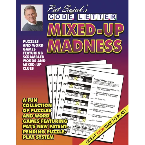 Pat Sajak's Code Letter Mixed-Up Madness - Paperback
