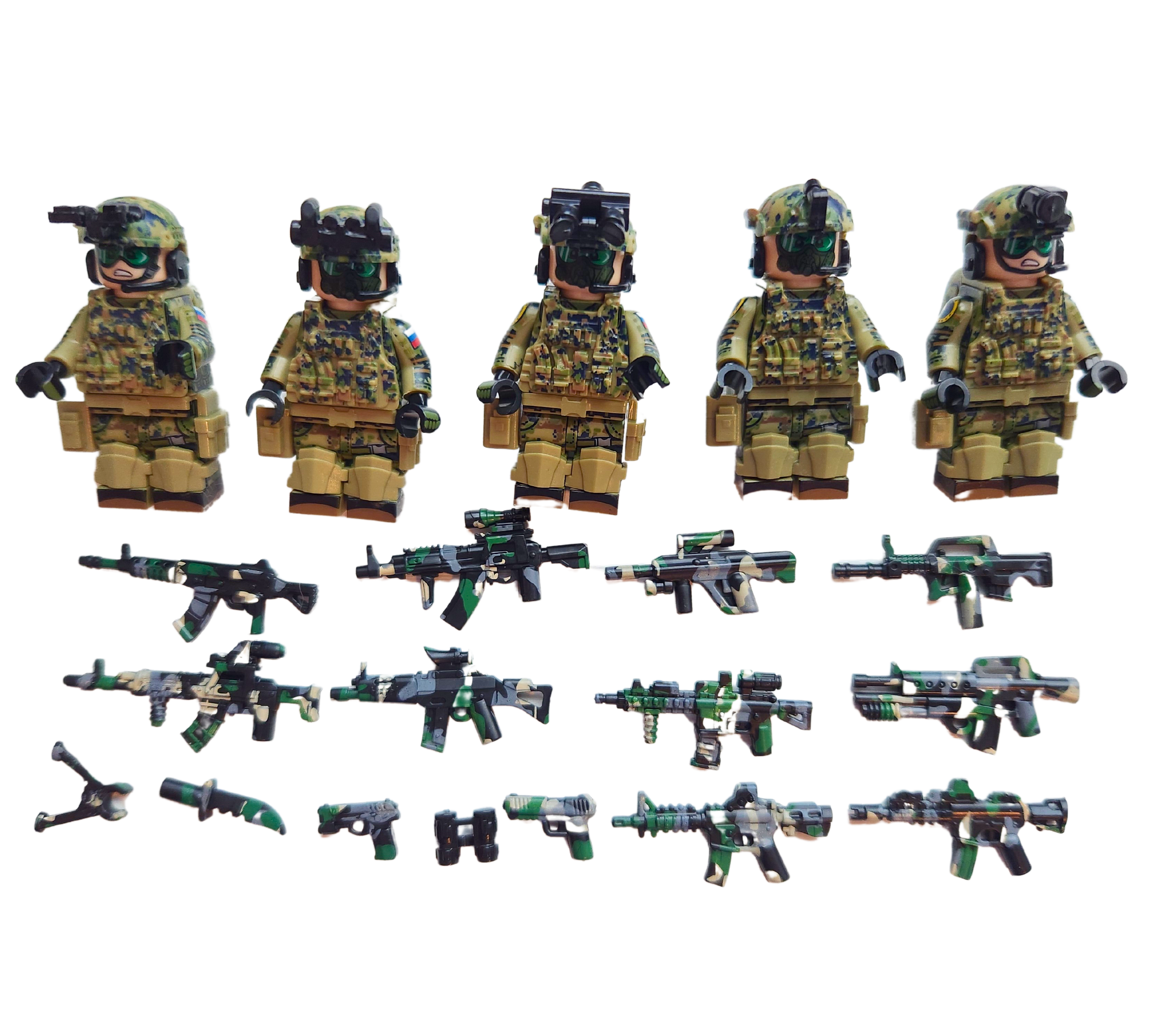 Russian Spetsnaz 5 Man Heavy Fire Team - Mil-Blox