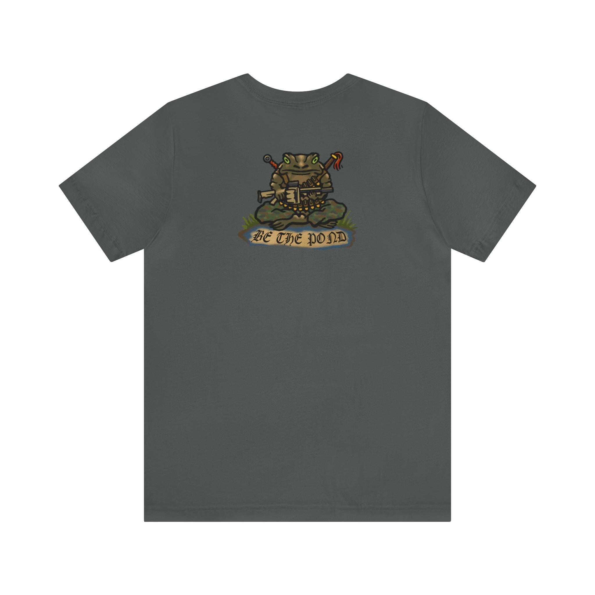 Be the Pond Frog with MK32 Grenade - Back Print - Short Sleeve Tee