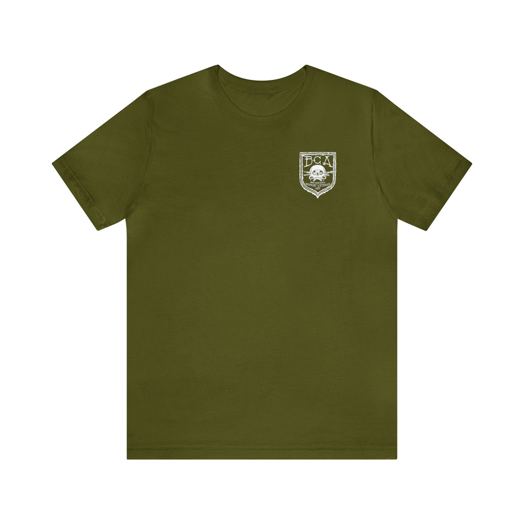 M249 SAW Frog - Back Print - Short Sleeve Tee