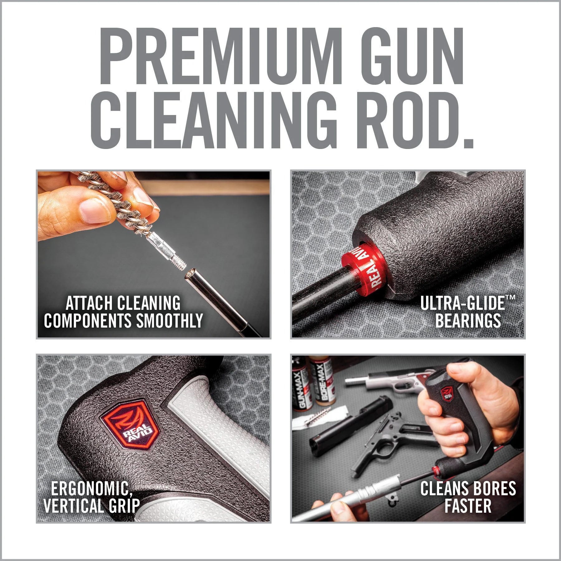 Bore-Max Smart Rod Handgun – 9″ Carbon Fiber