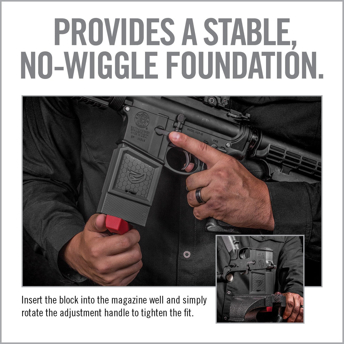 Smart-Fit AR15 Vise Block With Sleeve For AR10*