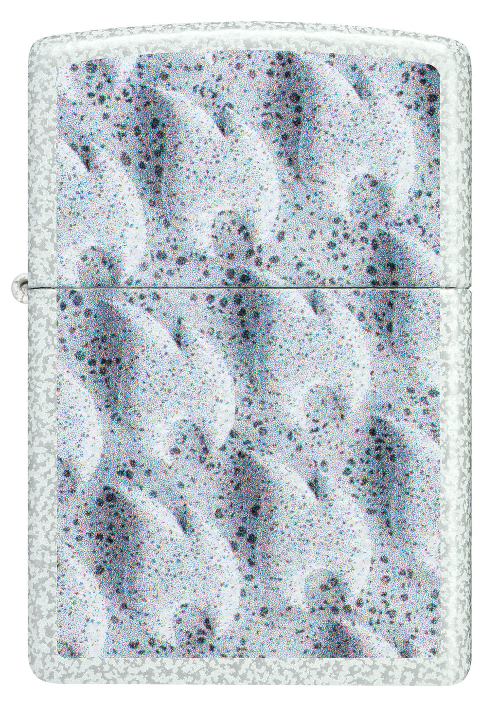 Zippo Frozen Flames Design, Glacier Finish Lighter #46599