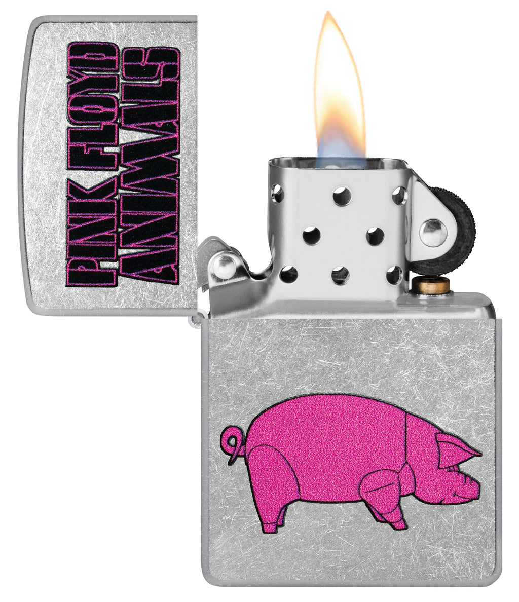 Zippo Pink Floyd Animals Street Chrome Lighter #47241