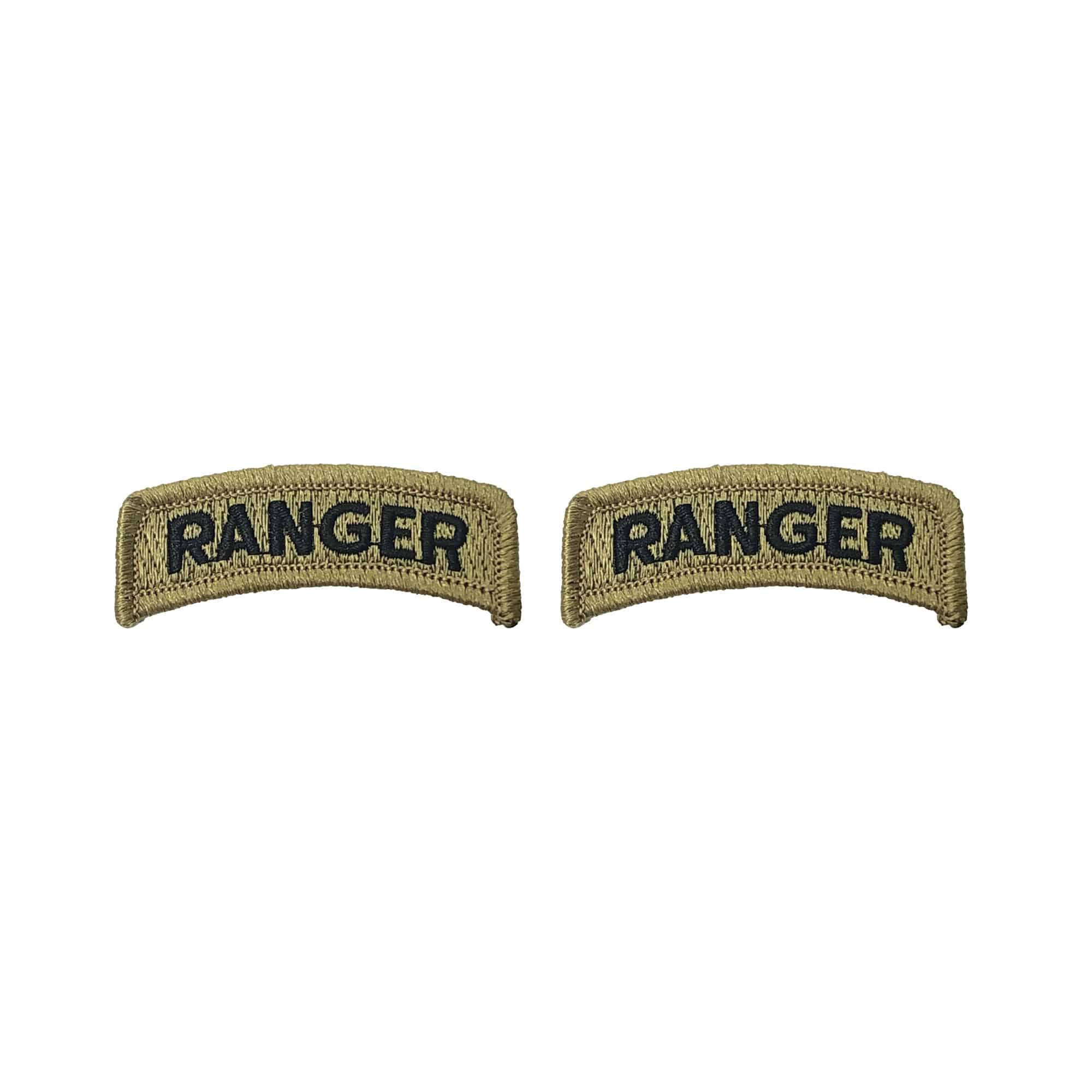 U.S. Army Ranger OCP Tab with Hook Fastener (pair)