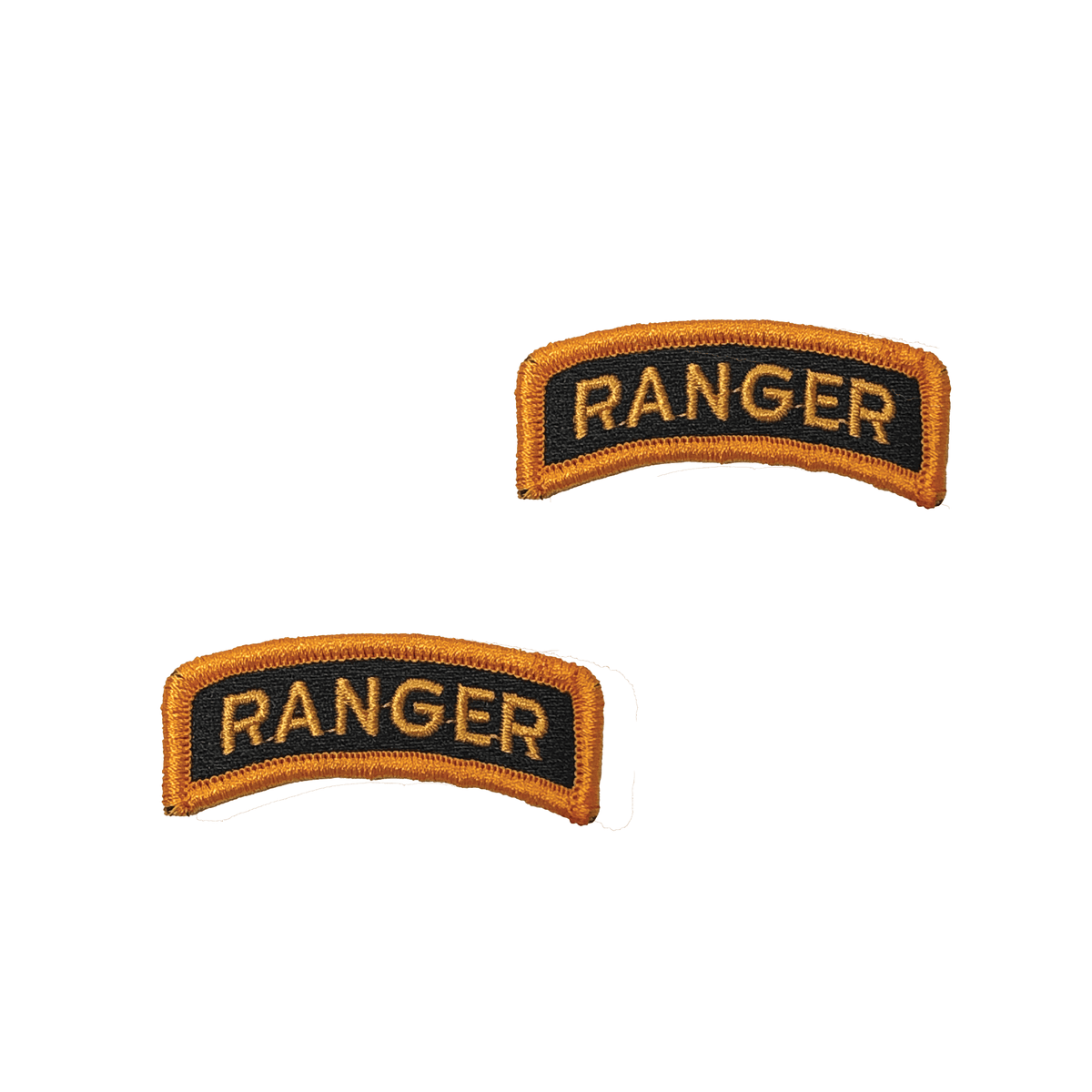 Ranger Gold And Black Sew On AGSU Color tab (pair)