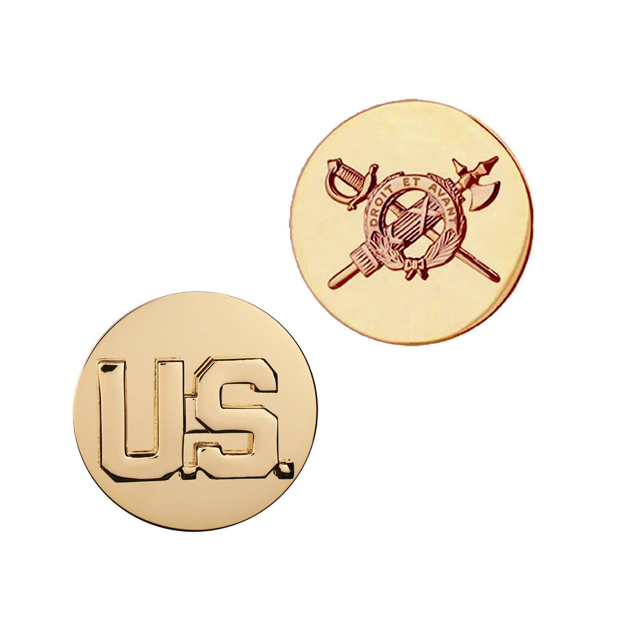 U.S. Army Enlisted Inspector General & U.S. STA-BRITE® Pin-on (pair)