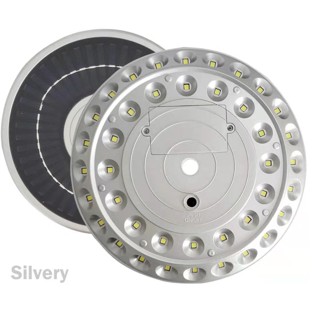 Double Row Solar Flagpole Top Light | 40 LED Automatic Flag Illumination