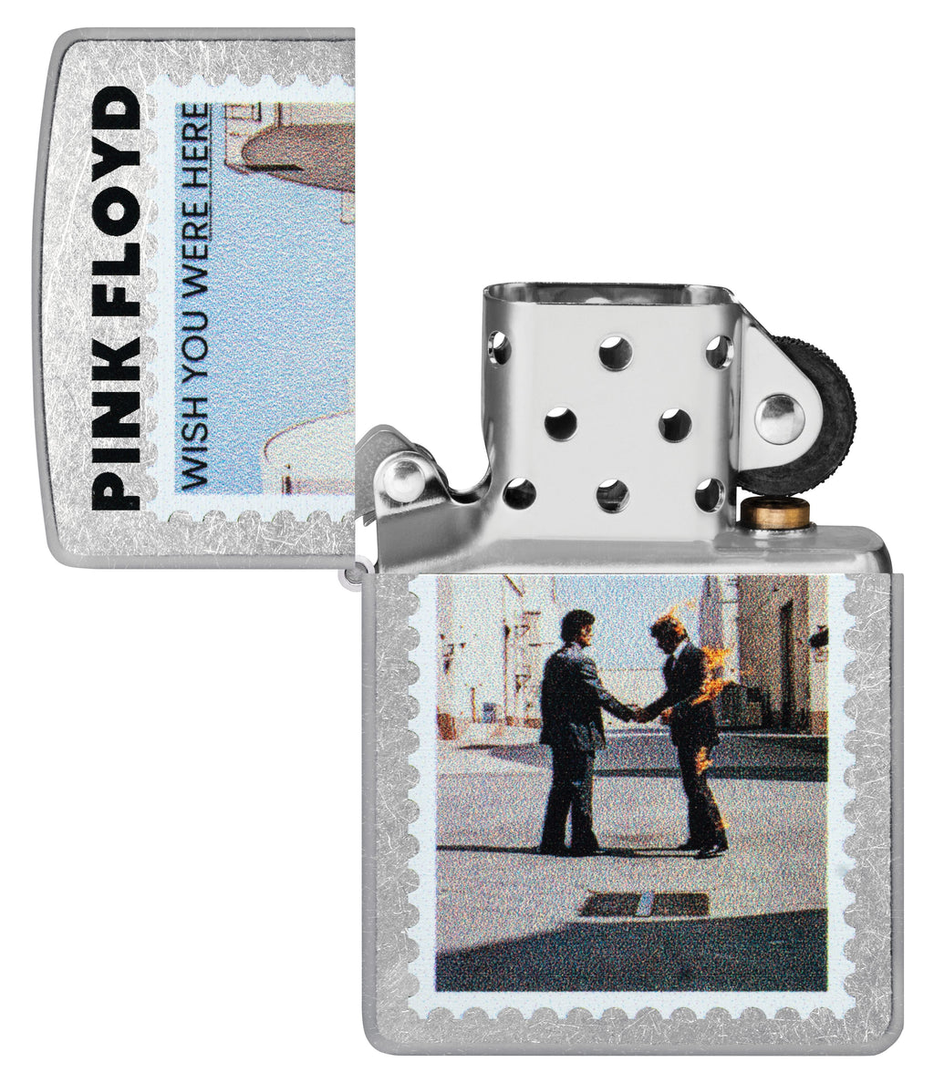 Zippo Pink Floyd Wish You Were Here Street Chrome Lighter #47240