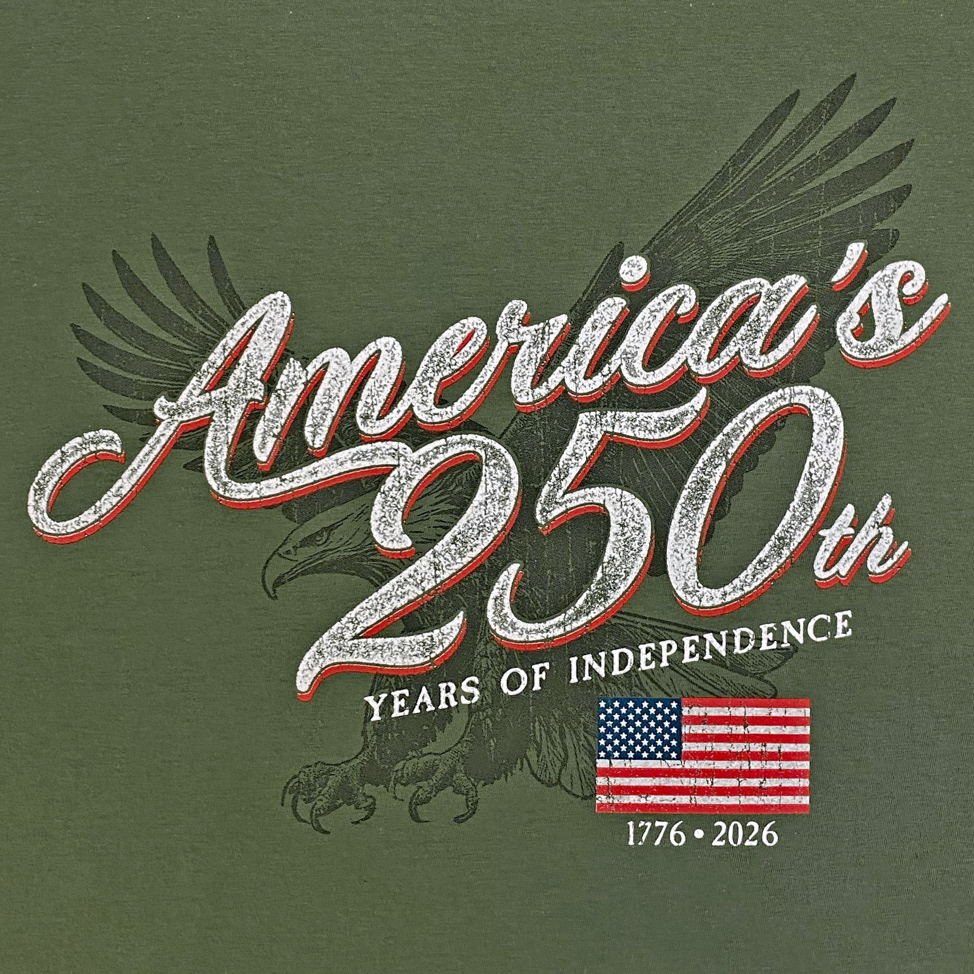 250 Years of Independence Long Sleeve T-Shirt (OD Green)