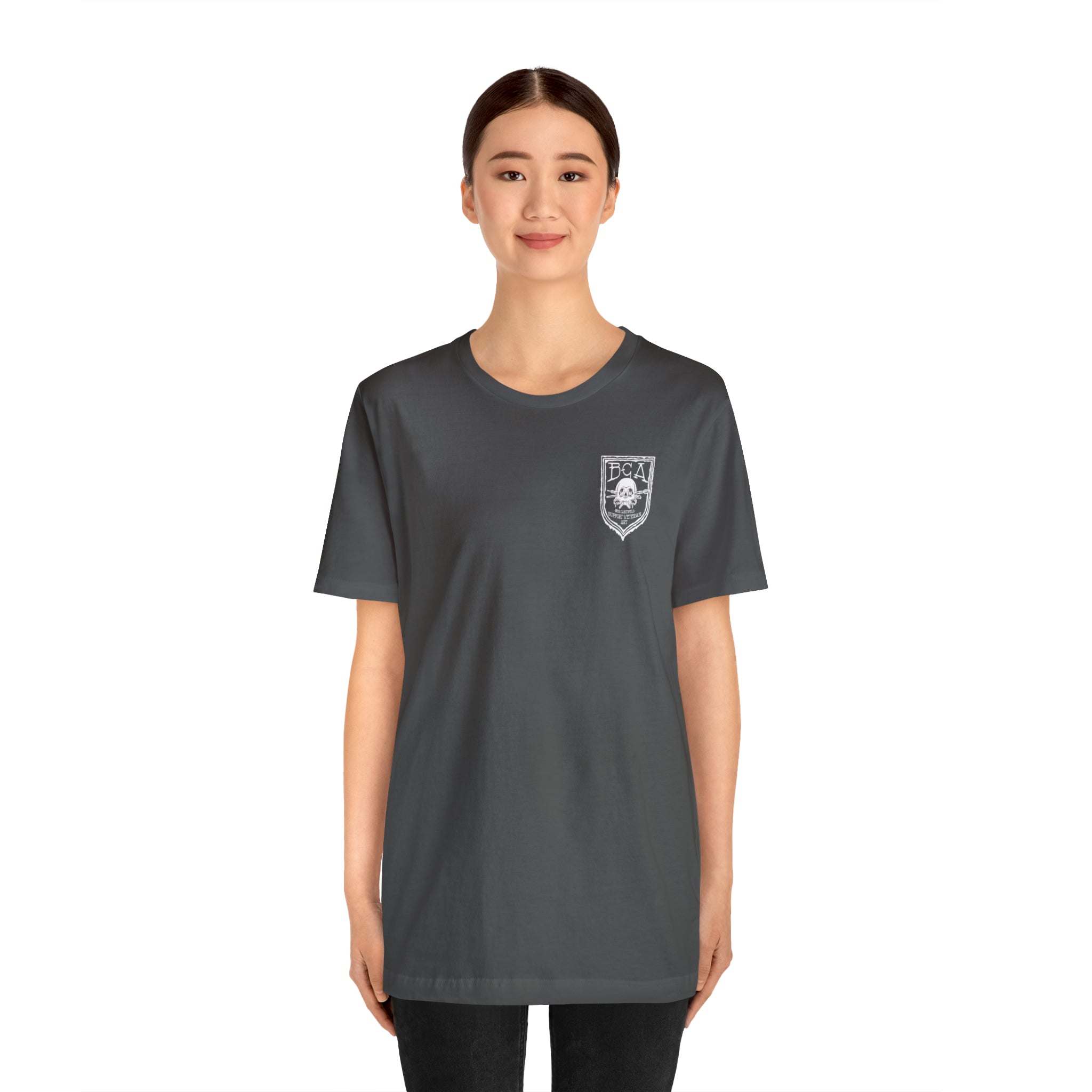 Flippers, Binoculars and Radio Frog - Back Print - Short Sleeve Tee