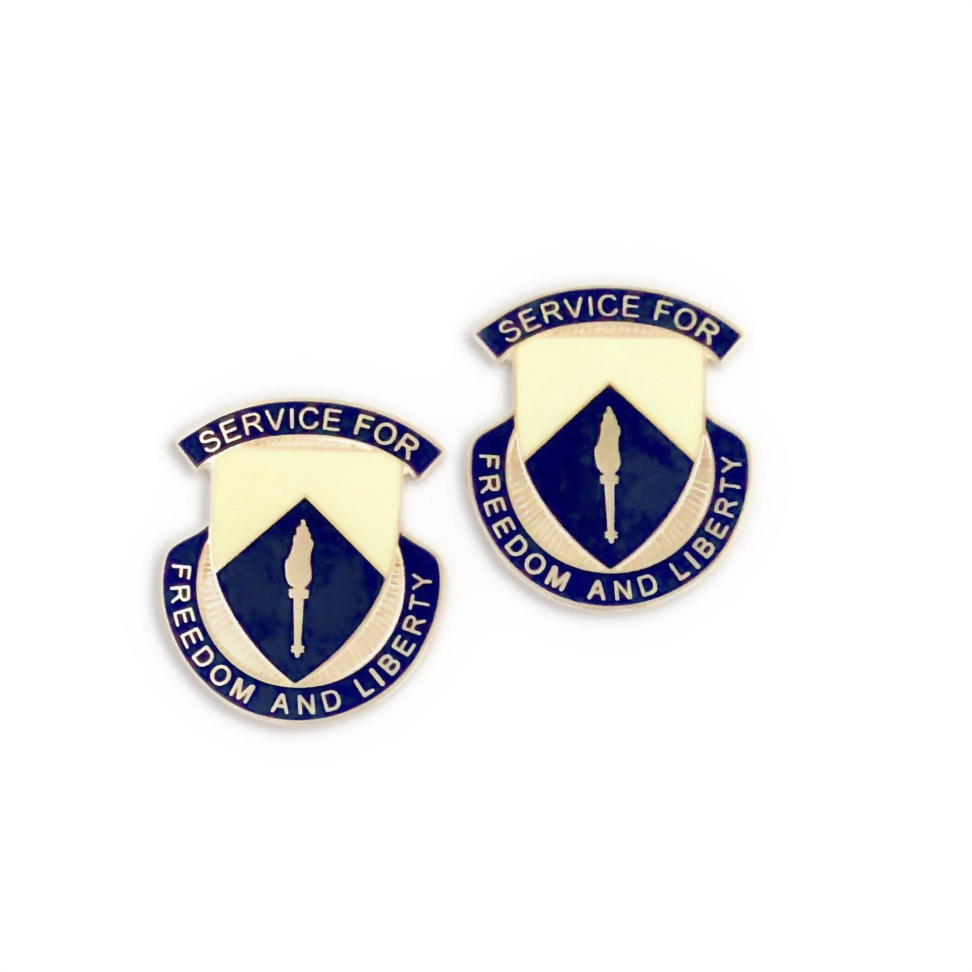 U.S. Army 277th AVN/QM Unit Crest (pair)