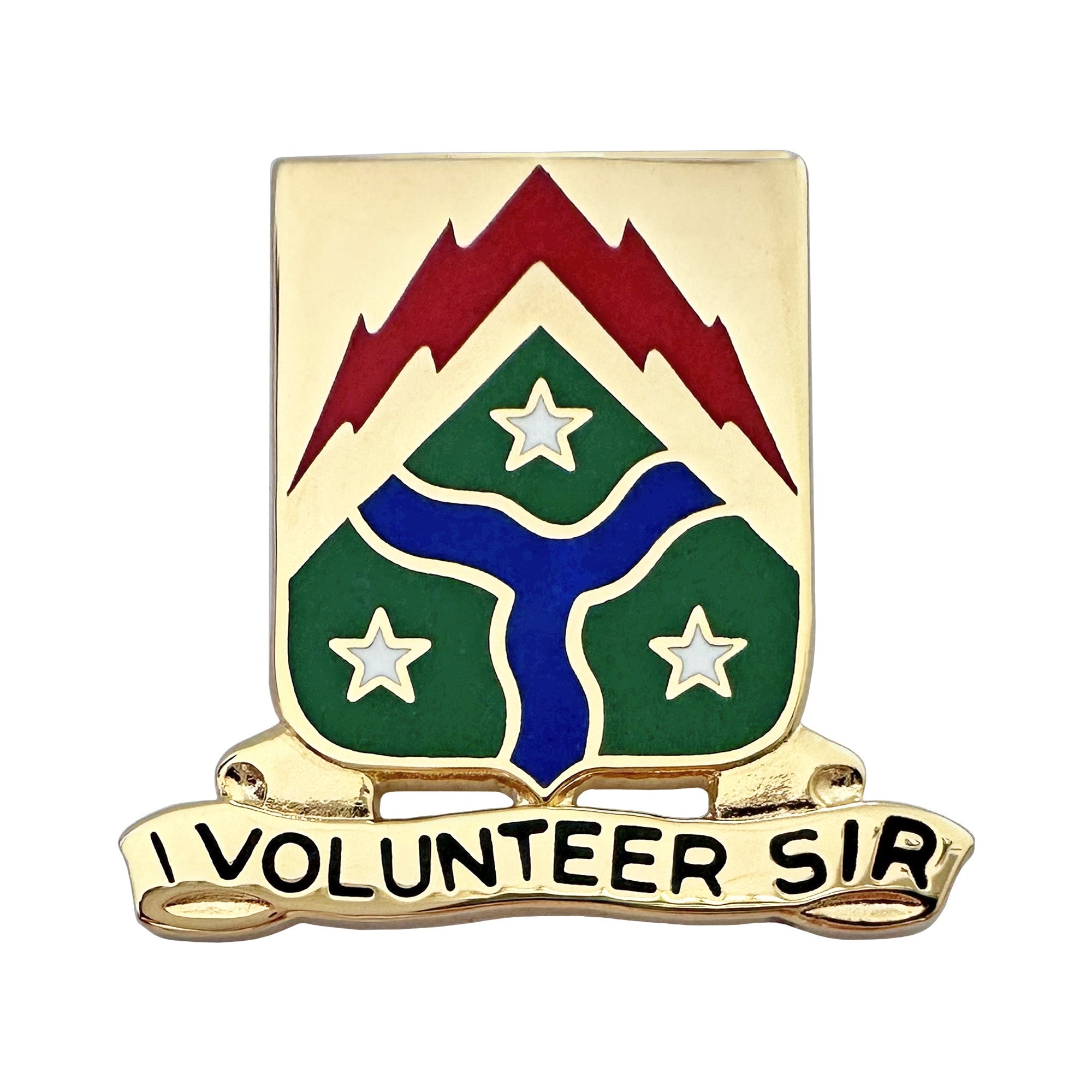U.S. Army 278th Armored Cavalry Regiment "I Volunteer Sir" Crest
