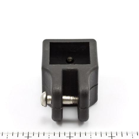 Scuba Choice Marine Jaw Slide #7515 Nylon 1" Square Tubing Black