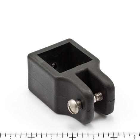 Scuba Choice Marine Jaw Slide #7515 Nylon 1" Square Tubing Black