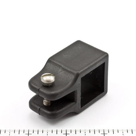 Scuba Choice Marine Jaw Slide #7515 Nylon 1" Square Tubing Black