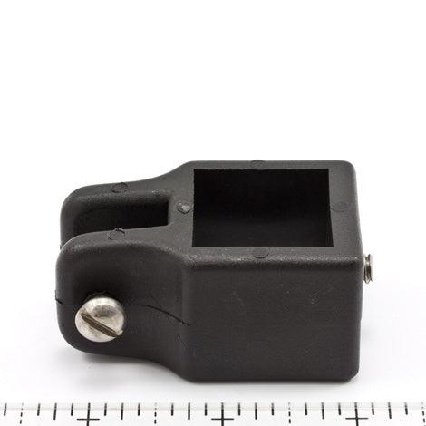 Scuba Choice Marine Jaw Slide #7515 Nylon 1" Square Tubing Black