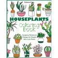 Houseplants Coloring Book - Paperback