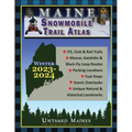 2023-2024 Maine Snowmobile Trail Map Atlas - Paperback