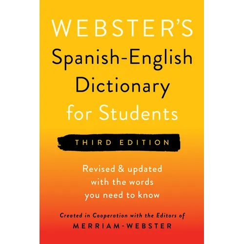 Webster's Spanish-English Dictionary for Students, Third Edition - Paperback