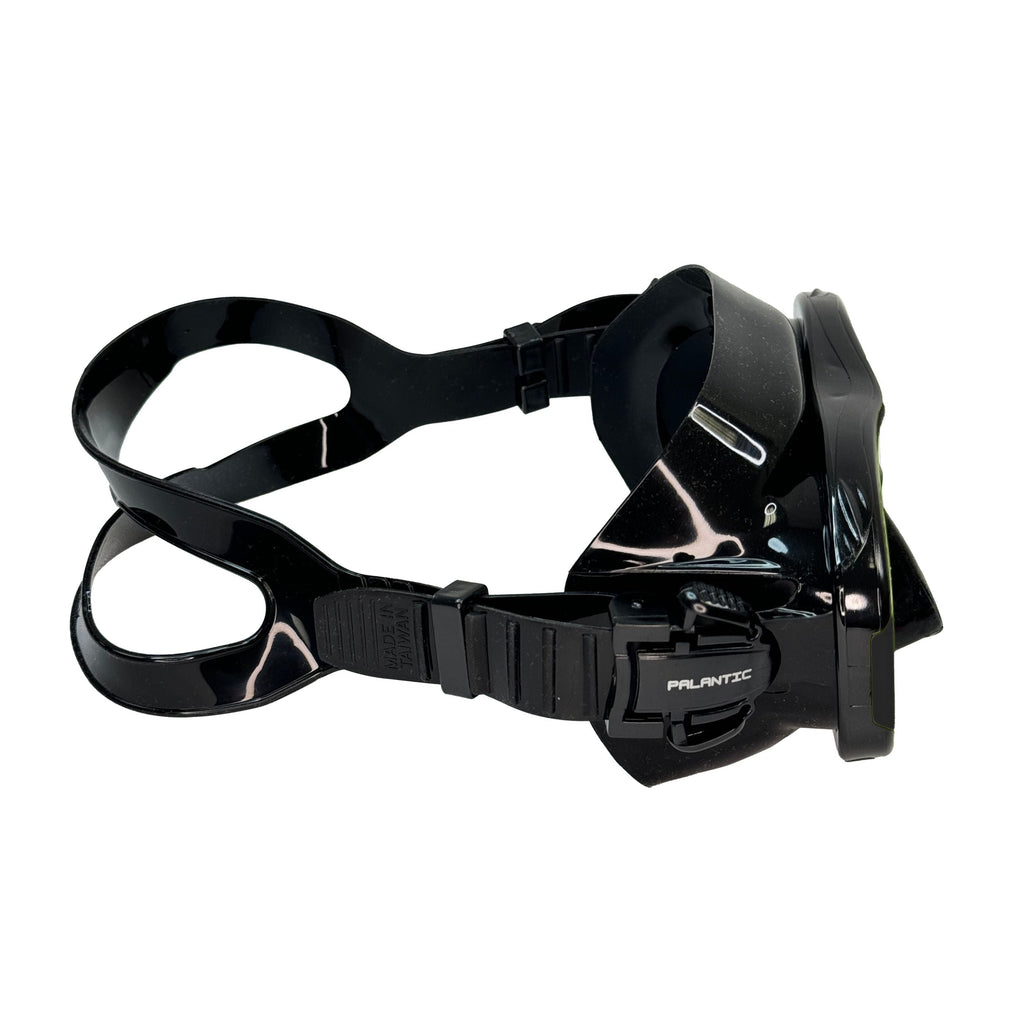 Palantic M36 Solid Black/Black Silicone UV Coated RX Farsighted Lenses Dive/Snorkeling Mask *LIMITED PRODUCTION*