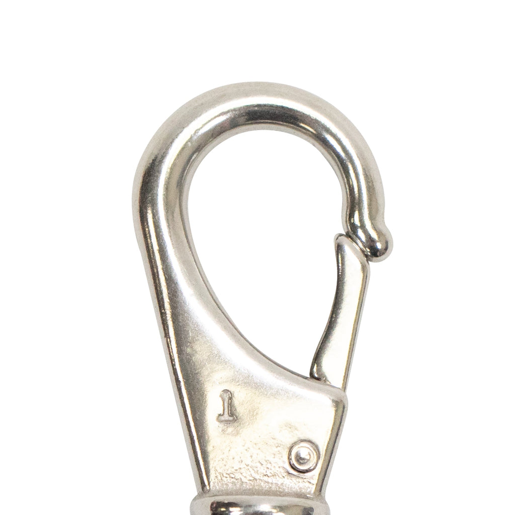Stainless Steel Swivel Eye Snap Hook Marine Clip Size #2