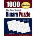 The Giant Book of Binary Puzzle: 1000 Medium (10x10) Puzzles - Paperback