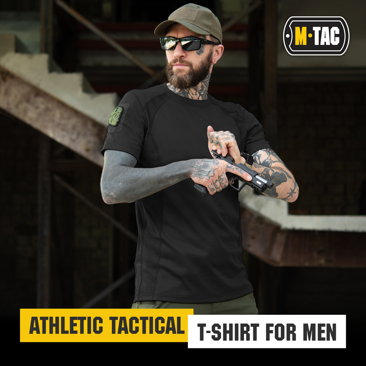 M-Tac T-Shirt Athletic Tactical Gen II with Loop Panels (Set of 3)