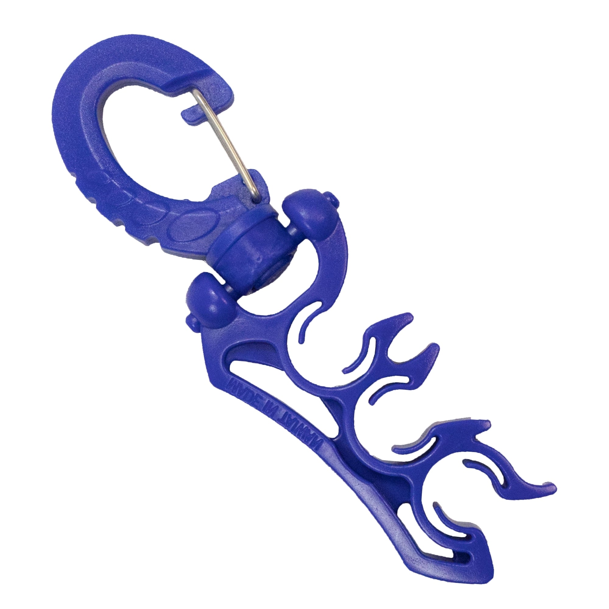 Scuba Choice Scuba Diving Triple Hose Holder Clip (Blue, 3-Pack) – Low & High Pressure Hose Organizer for Regulators & Octopus Setup Durable Dive Accessories