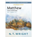 Matthew for Everyone, Part 1, Enlarged Print - Paperback
