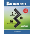 Law: Qwik Legal Cites Second Edition 2021: Law - Paperback