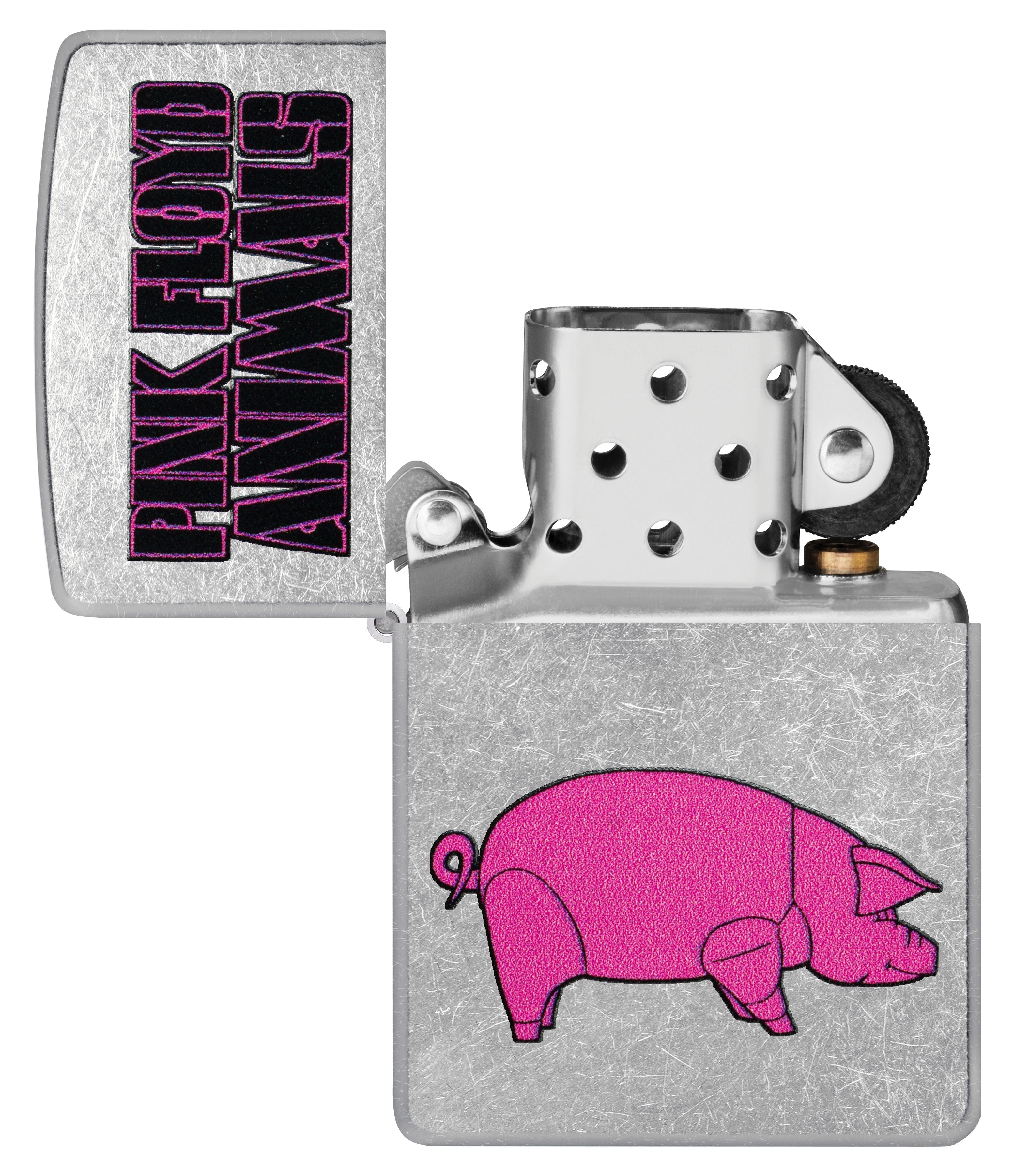 Zippo Pink Floyd Animals Street Chrome Lighter #47241