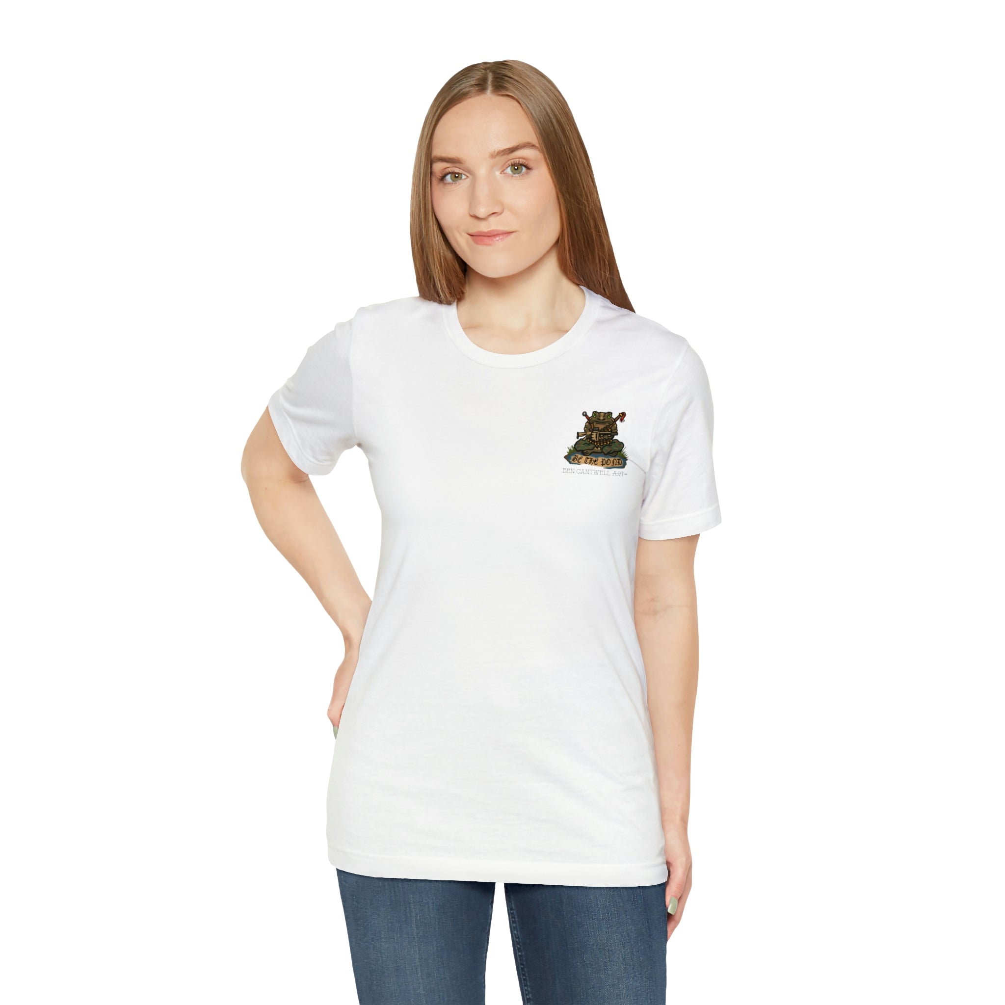 Be the Pond Frog with MK32 Grenade Launcher - Front Print - Short Sleeve Tee