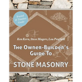 The Owner Builder's Guide to Stone Masonry - Paperback