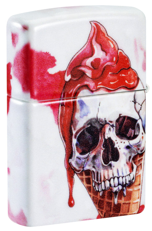Zippo I Scream Cone Design, 540 Matte Finish Lighter #46748
