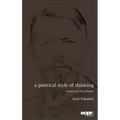 A Political Style of Thinking - Hardcover
