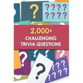 2,000+ Challenging Trivia Questions: Saturday Night Trivia - Paperback
