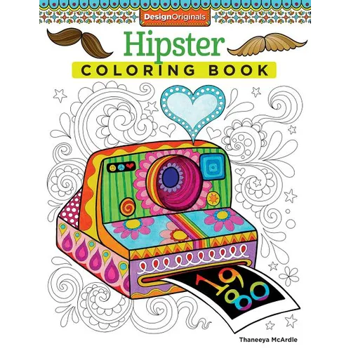 Hipster Coloring Book - Paperback