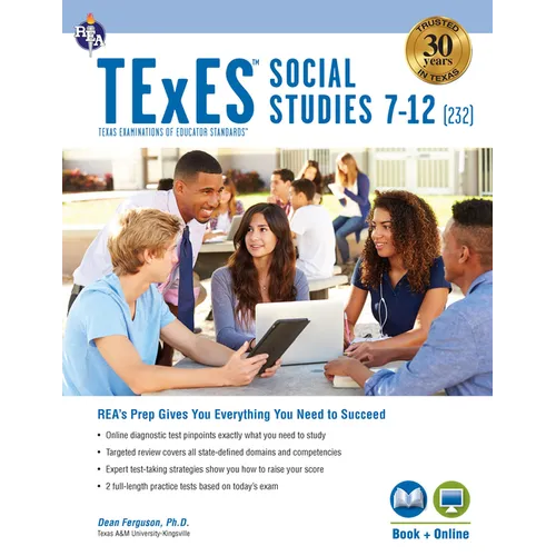 TExES Social Studies 7-12 (232) Study Guide 2025-2026 - Paperback