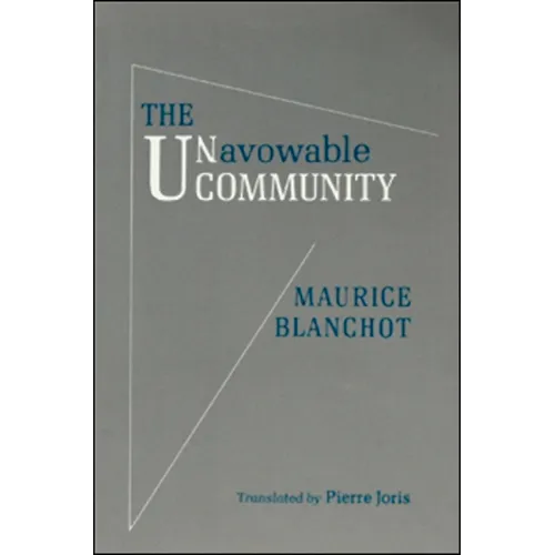 Unavowable Community - Paperback