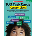 100 Task Cards: Context Clues - Paperback