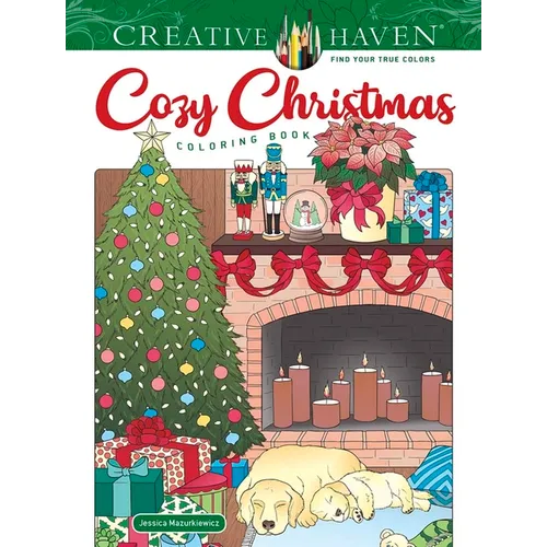Creative Haven Cozy Christmas Coloring Book - Paperback