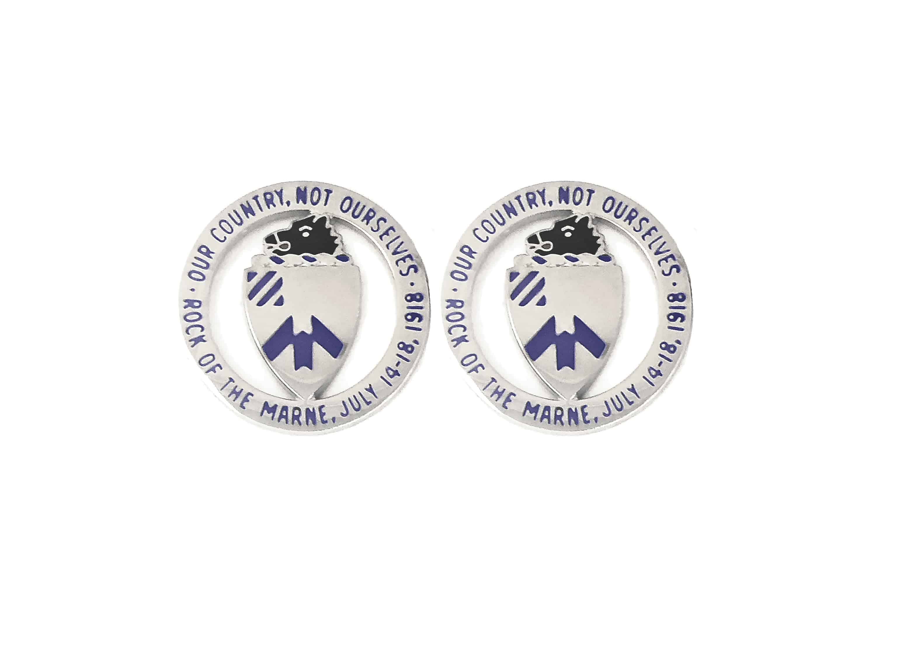 U.S. Army 30th Infantry Regiment Unit Crest (Pair)
