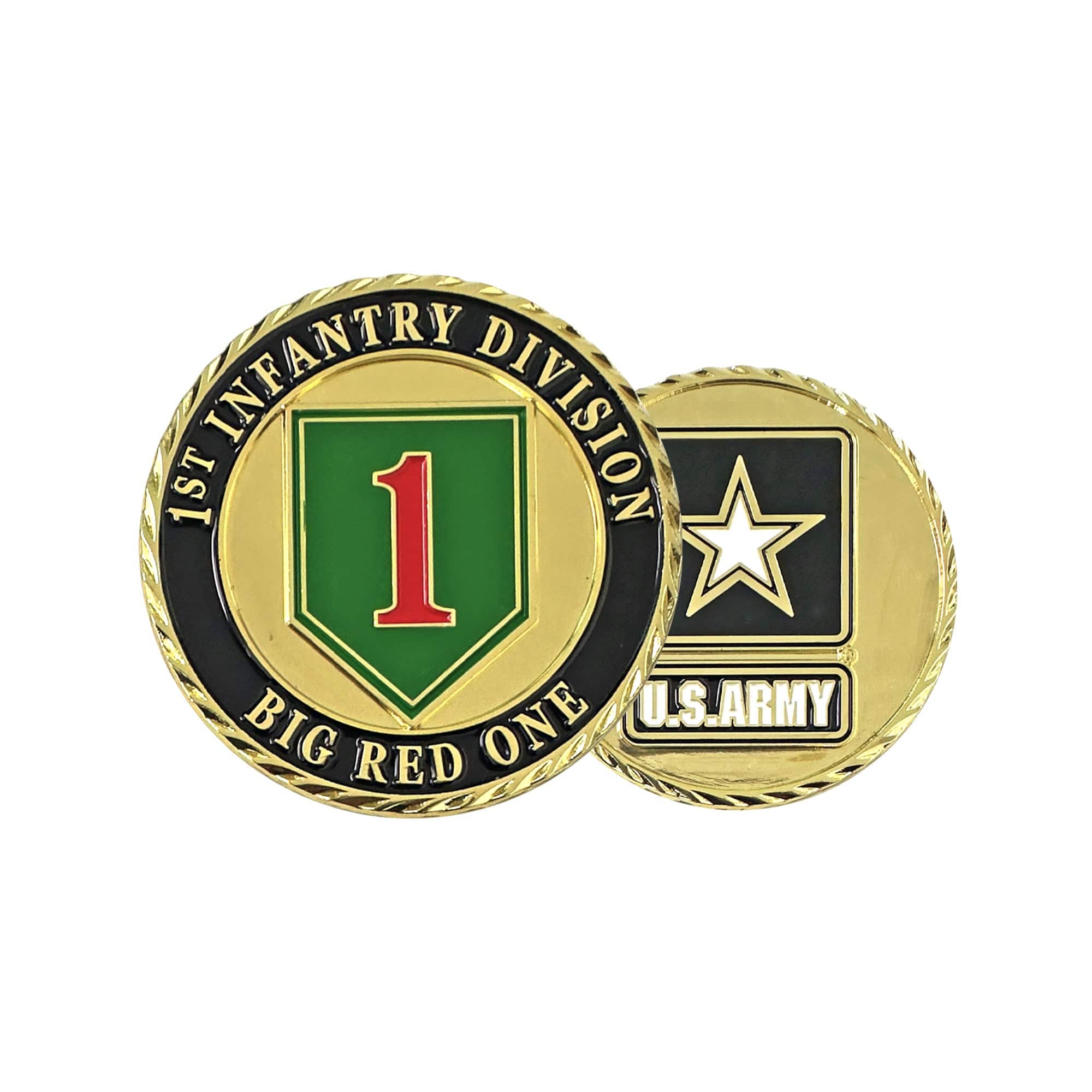 U.S. Army 1st Infantry Division Challenge Coin
