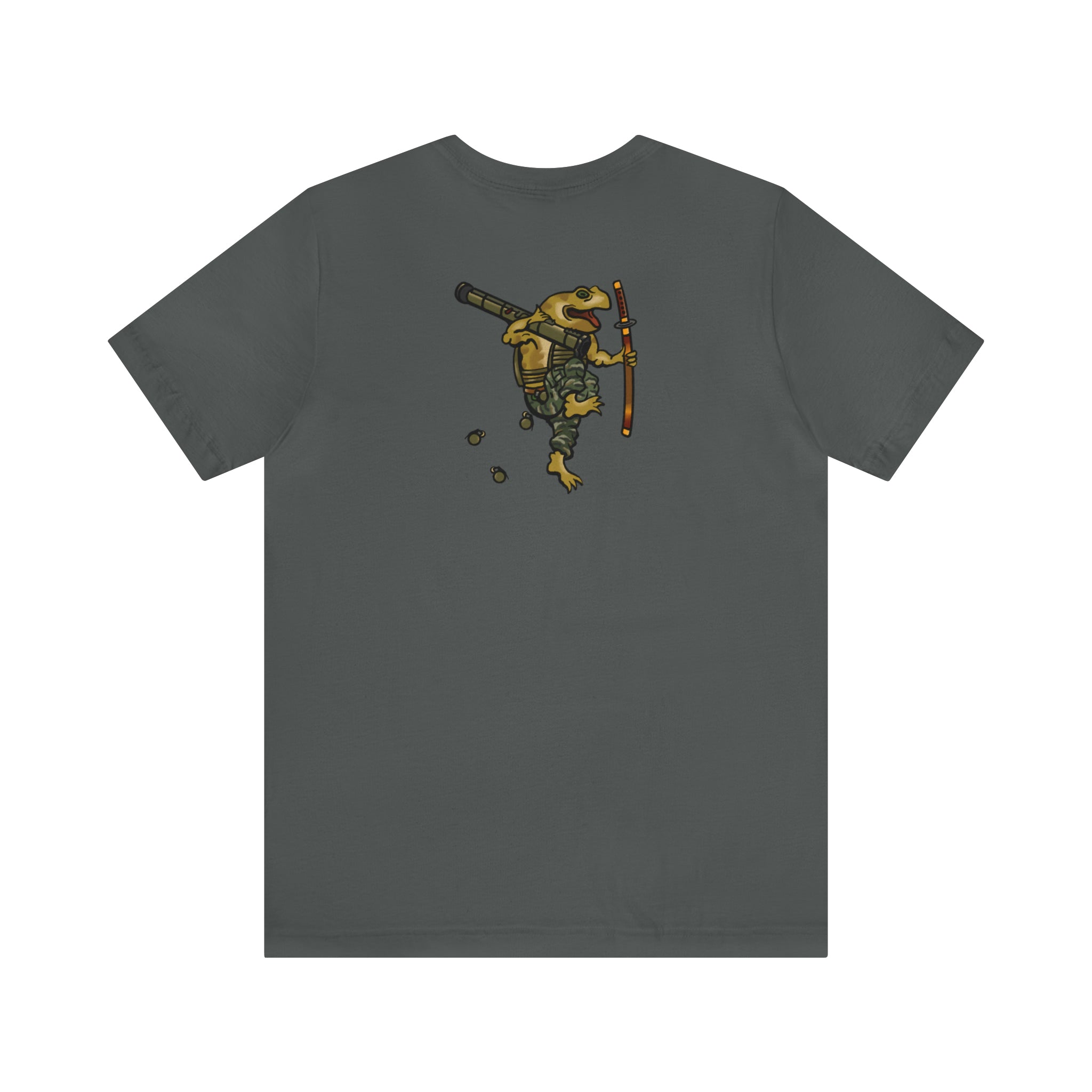 AT4 Rocket and Sword Frog - Back Print - Short Sleeve Tee