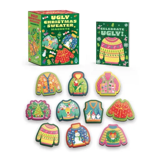 Ugly Christmas Sweater Magnets - Paperback
