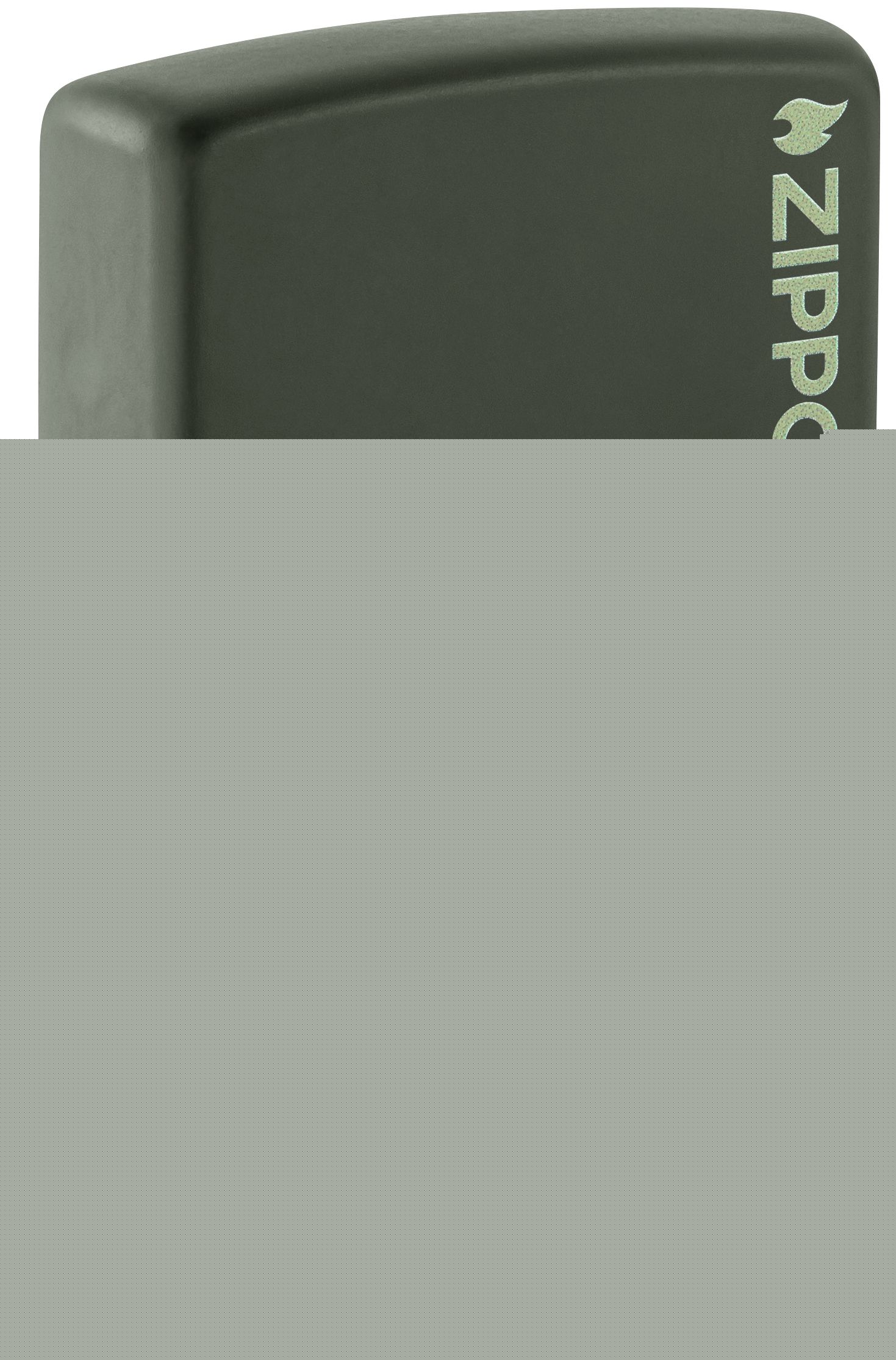 Zippo Green Matte Lighter, w/Logo #221ZL
