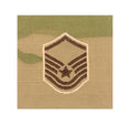 U.S. Air Force E7 Master Sergeant OCP Spice Brown Sew-On Rank For Shirt, Jacket, Coat