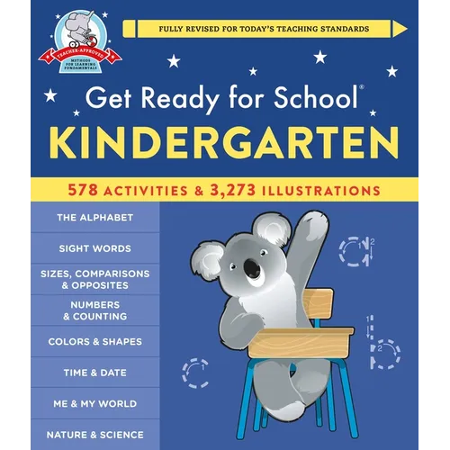Get Ready for School: Kindergarten (Revised & Updated) - Spiral